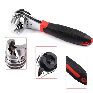 Clé à douille multifonctionnelle en acier au carbone chromé à tête rotative à 360 degrés à 6 coins, clé Tigre métrique, qualité DIY, personnalisable OEM - Product Image 6