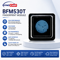 Módulo de Reconocimiento de Huellas Dactilares Capacitivo de Bajo Consumo BFM530T, 500DPI, Dispositivo Integrado de Control de Acceso y Registro de Asistencia para 100 Usuarios