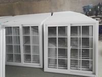 PVC-Schiebefenster Design UPVC doppelt verglaste Schiebefenster