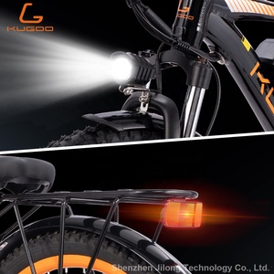 Bicicleta Eléctrica KUGOO V3 para Adultos, 48V 350W 13Ah, Largo Alcance, Neumáticos Anchos, con Motor y <span class=keywords><strong>Doble</strong></span> Llanta, Bicicleta de Montaña - Product Image 6