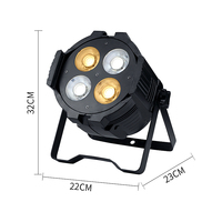 SHTX LED 4 yeux COB Lumière de surface Blanc ou Blanc chaud 4*50w Scène Quatre yeux Par Lumières 200w Effets lumineux de mariage