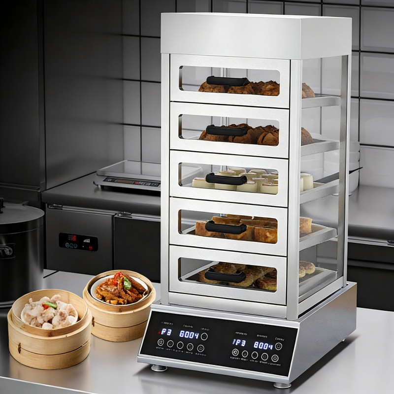 Gewerblicher Dampfgarer: Elektrischer Edelstahl-Dampfgarer für Siomai & Siopao****^^^^ https://www.siboasi.com