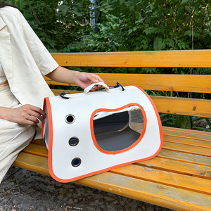 Suministro directo de fábrica de transportines para gatos, bolsas para mascotas, bolsos portátiles, bolsos de hombro, aptos para todas las estaciones, plegables, para mascotas - Product Image 4