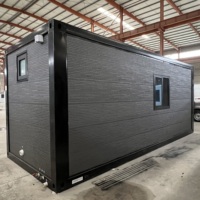 Maison préfabriquée en conteneur imperméable de 20 pieds et 40 pieds, appartement de 2 à 5 chambres pour usage commercial/bureau