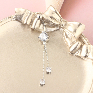 Piercings dentaires pour femme, anneaux de nombril en acier chirurgical, bijoux de Piercing corporel, 1 pièce 14G - Product Image 6