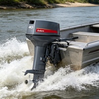 Mesin Motor Tempel 2-Tak 40HP Bertenaga Bensin untuk Kapal Pesiar Memancing di Air Asin Kualitas OEM Mesin Kapal