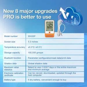GSP-6 Pro Digital <b>Temperature</b> & Humidity <b>Data</b> <b>Logger</b> with 100,000 Points High for Recorder - Product Image 3
