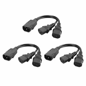 Top qualité 16 18 10A 250V IEC <span class=keywords><strong>C14</strong></span> mâle à 2 x <span class=keywords><strong>C13</strong></span> femelle <span class=keywords><strong>c19</strong></span> à c20 Y séparateur en forme de cordon câble rallonge cordon d'alimentation avec prise - Product Image 4