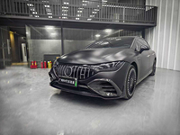 Kit carrosserie en fibre de carbone pour Mercedes-Benz EQE AMG, amélioration EQE, lèvre avant, diffuseur, spoiler, capot en fibre de carbone Babos