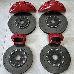 Kit d'étriers de frein surdimensionnés 10 pistons 10N, système de freinage automobile de course 400-440MM pour Porsche 911 718 AUDI RS4 RS6 B5 C7 <span class=keywords><strong>RS7</strong></span> A8 <span class=keywords><strong>GOLF</strong></span> Tesla F36 - Product Image 2