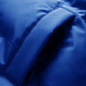 Streetwear d'hiver décontracté et respirant noir à la mode personnalisé pour hommes col montant veste en toile matelassée finie vente en gros - Product Image 3