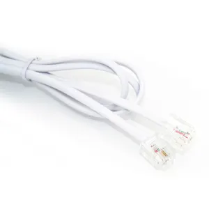 rj11 6P2C telephone line cord, RJ11(6P2C) jack to RJ11 Telphone Cord Line, Telecommunication cable