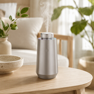 Diffuseur d'huiles essentielles sans eau de luxe en aluminium, diffuseur de parfum de voiture intelligent sans fil, rechargeable par USB, portable - Product Image 1