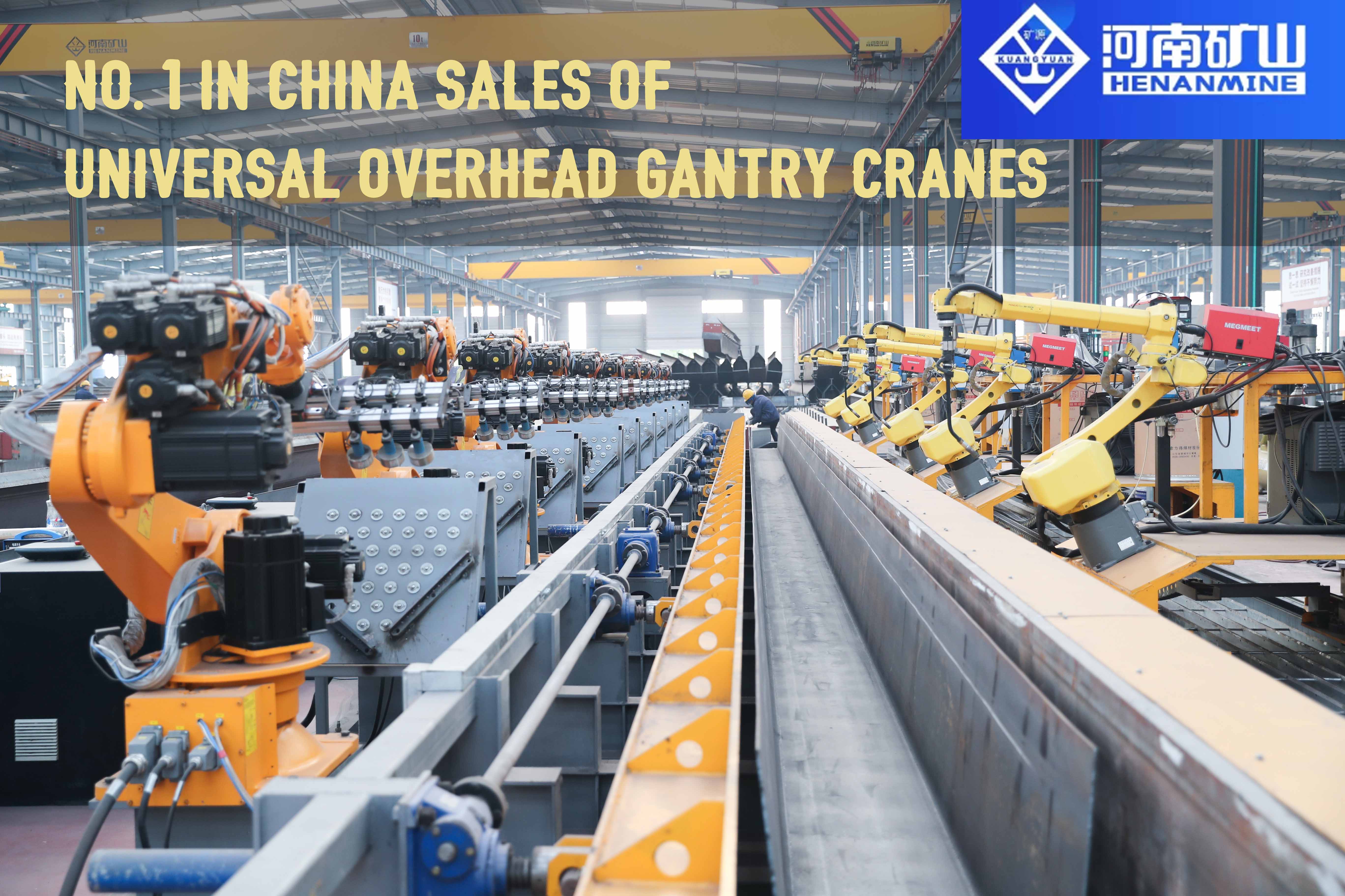 10T A6 Double Girder Overhead Bridge Crane 22m With Grab Magnet
