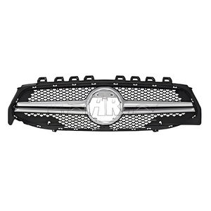 HS W118 Parrilla negra Plástico Cromo Plata Parrilla delantera del radiador Parrilla delantera para Benz <span class=keywords><strong>CLA</strong></span> Clase W118 2020 2021 2022 <span class=keywords><strong>2023</strong></span> 2024 + - Product Image 5