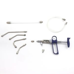 0.1-0.5Ml Vee Pluimvee Dierlijke Huisdier Veterinaire Spuit Varkens Pexies Vee Vis Pluimvee Vaccinator C Type Automatische Spuit - Product Image 6