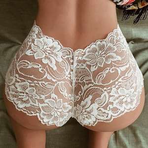 Mutandine Sexy estive in pizzo sottile biancheria intima da donna che vede attraverso pantaloncini comodi donna intima boxer Boyshorts - Product Image 5