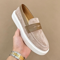 Nouvelles Chaussures Mocassins Respirantes pour Hommes en Cuir Véritable de Vache – Chaussures Habillées Oxford Formelles pour le Bureau et la Carrière