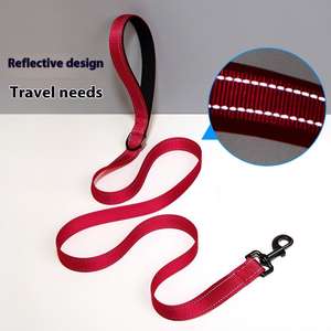 Correa de Entrenamiento para Perros de Nailon Sólido de Lujo Clásico, Reflectante, Duradera, de 150 cm, Correa Retráctil para Mascotas con Manos Libres - Product Image 4