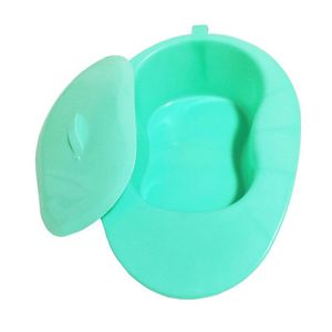Bacinca con tapa de plástico de 28,5 cm, color verde, para personas mayores y niños, equipo de seguridad para el baño - Product Image 4
