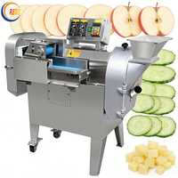 Automatische fruit- en groentesnijmachine, aardappelblokjes snijder voor gebruik op de boerderij