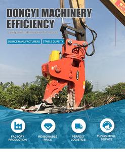 Accesorio para Excavadora, Pulverizador Hidráulico Giratorio para Triturar Ladrillos de Hormigón, Apto para Excavadoras de 20-30 Toneladas - Product Image 5