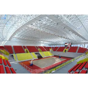 큰 경간 조립식으로 만들어진 공간 구조 경기장 구조상 지붕