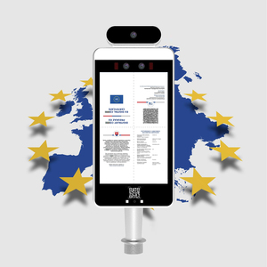 Zento 8 inch Wifi TCP/IP Hệ thống kiểm soát truy cập tầm nhìn ban đêm sinh trắc học nhận dạng khuôn mặt đo nhiệt độ - Product Image 4