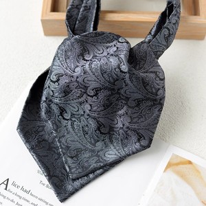 Mehrfarbiger Herren Jacquard Gewebter Paisley-Design Schal Selbstbindender Krawatte Ascot-Krawatte für Männer - Product Image 5