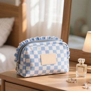 Gran Coqueta Floral Estética para Neceser para Mujer Lindo Organizador de Cosméticos Bolsa de Maquillaje de Viaje - Product Image 5