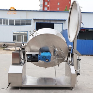 Chaudière à vapeur à double enveloppe de 50 à 600 litres, inclinable, avec agitation, pour la production alimentaire commerciale - Product Image 5