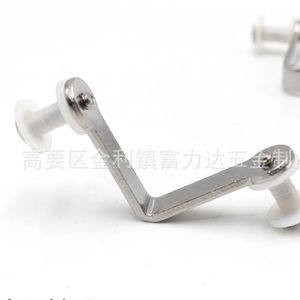 F-902A Iron Glass Connector Chrome Plated Industrial Design For Curtain Wall Fixing Bracket - Product Image 2