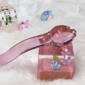 2024 Neues <span class=keywords><strong>Design</strong></span> Anal Plug Kristall Transparent Langer Großer Glas <span class=keywords><strong>dildo</strong></span> Für Frauen - Product Image 5