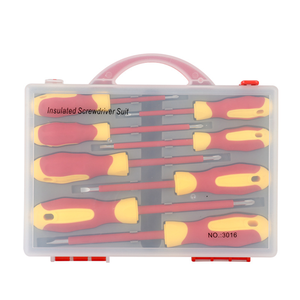 8 Cái Nhà Máy Cách Nhiệt Công Cụ Sửa Chữa Thiết Kế Mới Vít Driver Red Xử Lý Screwdriver Set - Product Image 1