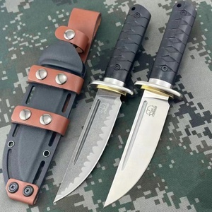 Couteau tactique japonais personnalisable de haute qualité avec lame en acier inoxydable et manche G10 pour la survie en extérieur, le camping et les projets DIY - Product Image 3