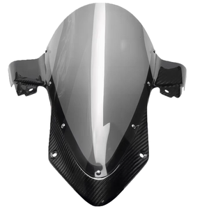 สำหรับ BMW <span class=keywords><strong>S1000RR</strong></span> ปี 2019 2020 2021 <span class=keywords><strong>2022</strong></span> 2023 2024 คาร์บอนไฟเบอร์ 3K แท้ 100% อุปกรณ์ตกแต่งรถมอเตอร์ไซค์ ชิลด์บังลม - Product Image 2