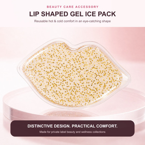 Compresse froide en gel PVC en forme de lèvres, en gros, pour soins post-implant dentaire et soulagement de la douleur - Product Image 1