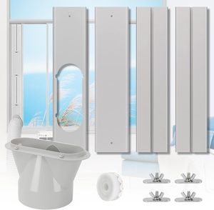 <span class=keywords><strong>Kit</strong></span> de fenêtre AC manuel portable 5.1 pouces tuyau d'échappement réglable <span class=keywords><strong>climatiseur</strong></span> PP <span class=keywords><strong>Kit</strong></span> de ventilation de fenêtre <span class=keywords><strong>pour</strong></span> fenêtres coulissantes à usage domestique - Product Image 1