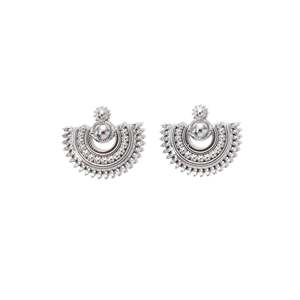 Pendientes de acero inoxidable con baño de oro PVD, resistentes, joyería de moda sostenible para mujer - Product Image 1