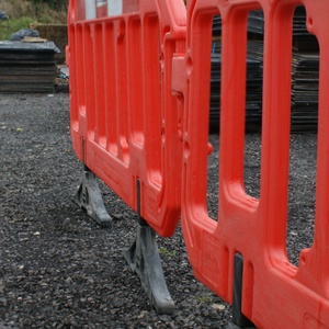 Hàng rào Quản Lý Giao Thông Đường Bộ bằng nhựa màu xanh/vàng/đỏ cho an toàn đường bộ hàng rào giao thông tạm thời - Product Image 5