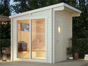 Appareil de sauna à vapeur Swankia, type cadre USA, sauna portable pour une personne, sauna domestique avec générateur de vapeur - Product Image 4