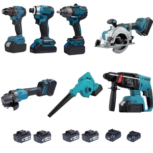 Ensemble d'outils de 5 pièces, <span class=keywords><strong>tournevis</strong></span> sans fil professionnel 21v avec chargeur de batterie au lithium-ion pour la réparation, le bricolage et l'utilisation domestique - Product Image 4