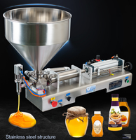 Machine de mise en conserve de sauces liquides très vendue, machine de mise en conserve de beurre de cacahuète et de ketchup en bouteille