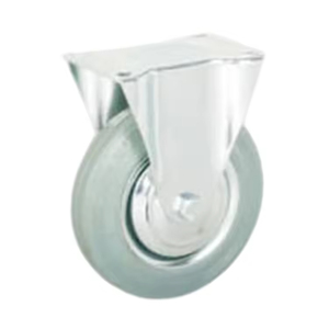 Nouvelle Arrivée Roue Industrielle avec Noyau en Acier Qualité Supérieure Roue Pivotante à Roulement à Billes avec Frein Caoutchouc Gris - Product Image 5