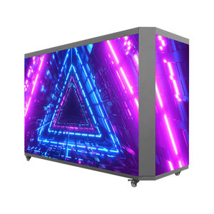 Cabina De <span class=keywords><strong>Dj</strong></span> Station Façade Bureau Stand Table Portable Booth Led Vidéo Mur Affichage Écran <span class=keywords><strong>Dj</strong></span> Booth - Product Image 6