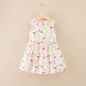 Vestido Informal Holgado de Algodón 100% con Dibujos Animados para Niñas de 1 a 5 Años, Estilo Tailandés, Verano - Product Image 3