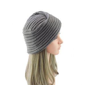 Gorro de Punto para Mujer I-0081, Turbante Bohemia, Gorro de Punto Cruzado - Product Image 5