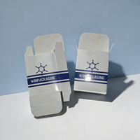 Boîte d'emballage personnalisée pour flacons avec insert, pour 2 flacons, boîte blanche 3ml 2 pièces avec cloison en blister