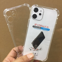 Coque transparente antichoc 1,5 mm en silicone TPU souple pour iPhone 17 16 15 14 13 Pro Max 12 Mini 11 XS XR X 8 7 6 Plus