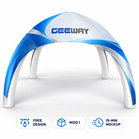Tente arche araignée gonflable imperméable avec logo personnalisé, auvent extérieur pour événements, salons professionnels, expositions et promotion de marque
